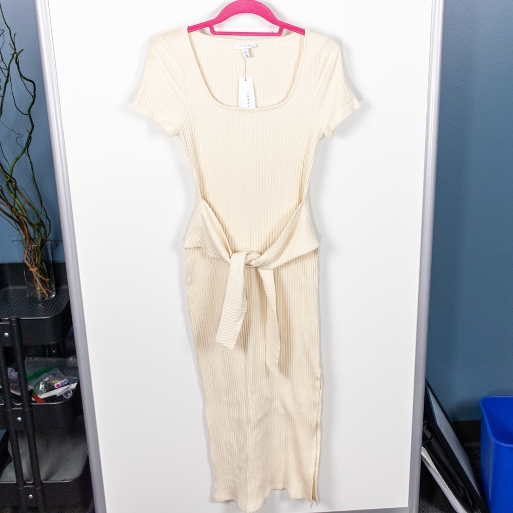 Bodycon Stretchy Tie Waist Topshop Dress